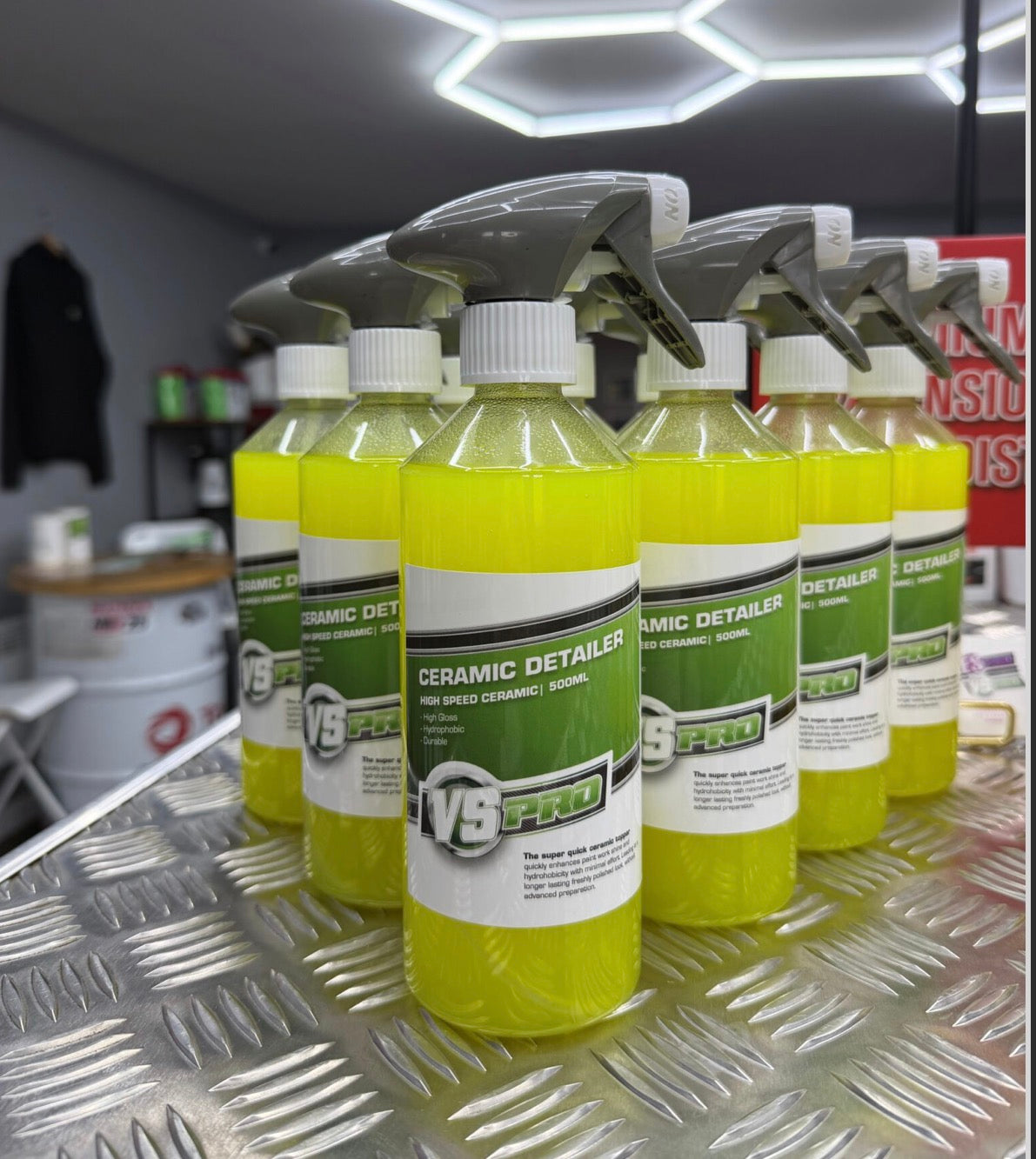 VS-Pro Ceramic Detailer 500ml – High Speed Ceramic Spray | High Gloss & Hydrophobic Protection