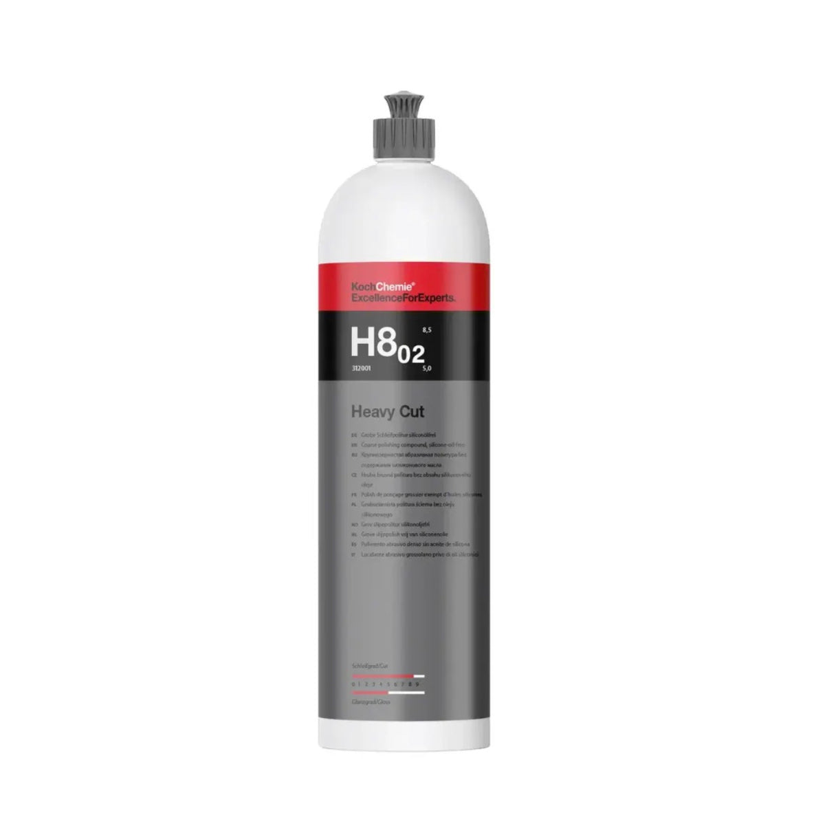 Koch-Chemie H8.02 Heavy Cut Compound 1L – Professional Scratch Remover & Paint Correction Polish