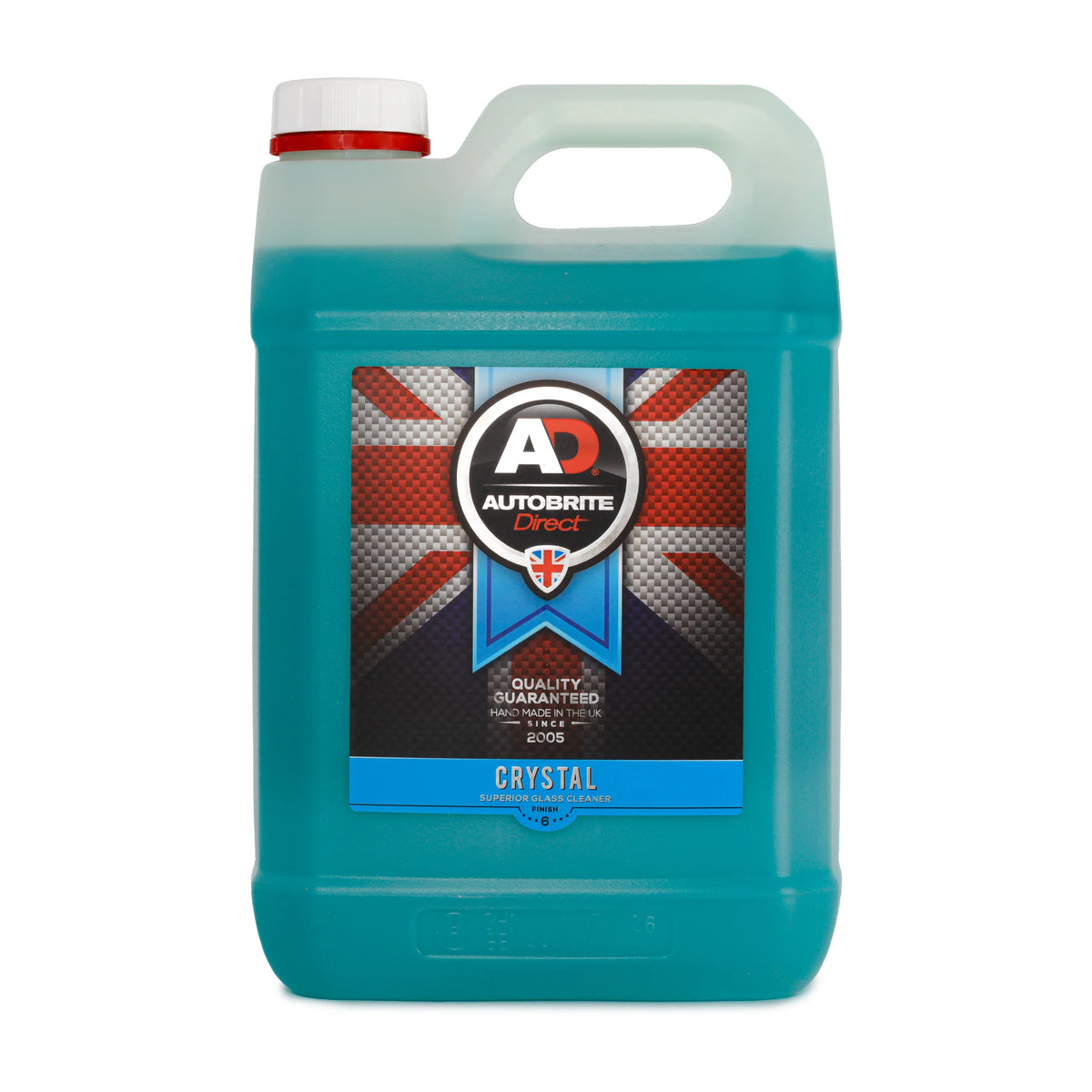 Autobrite Direct Crystal Glass Cleaner – 500ml & 5 Litre | Streak-Free Car Window & Windscreen Cleaner