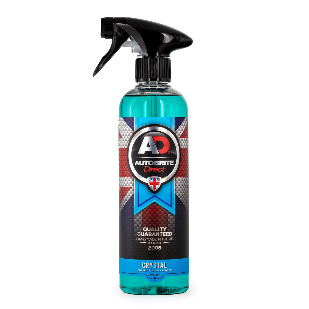 Autobrite Direct Crystal Glass Cleaner – 500ml & 5 Litre | Streak-Free Car Window & Windscreen Cleaner
