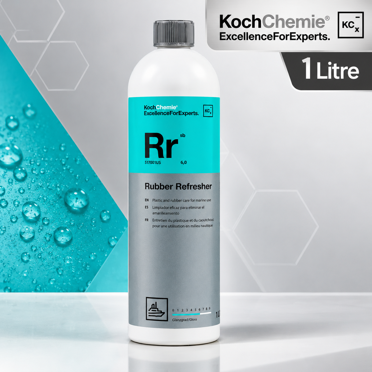 Koch-Chemie Rubber Refresher RR – 1 Litre | Rubber Seal & Plastic Care