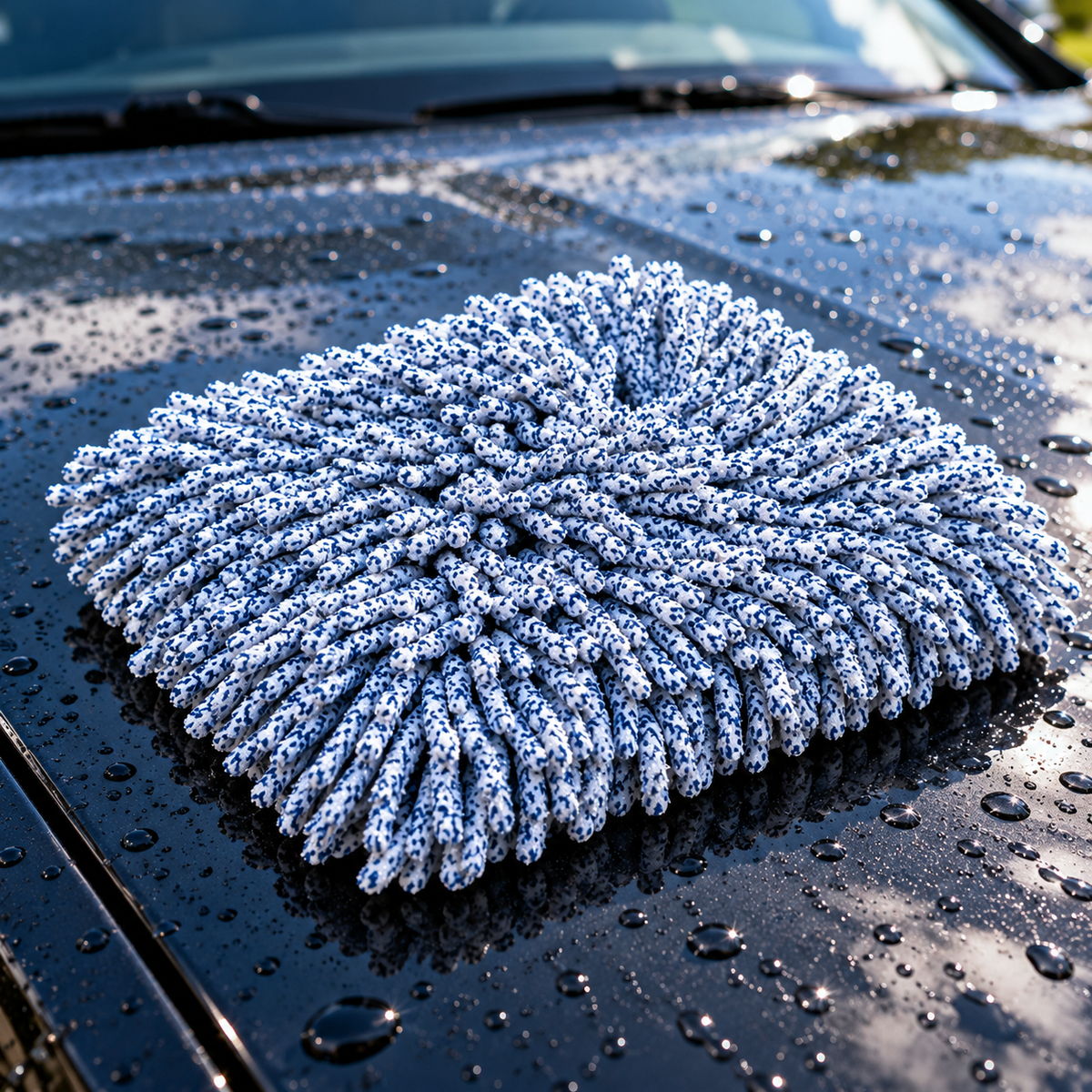 Maxshine Cationic Microfibre Chenille Wash Pad – Dual Sided Car Detailing Wash Pad