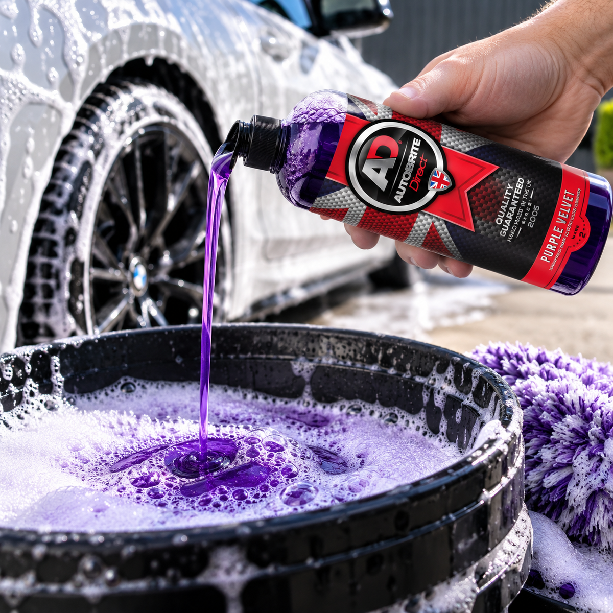 Autobrite Direct Purple Velvet Luxury Car Shampoo – 500ml & 5L | 2026 Range
