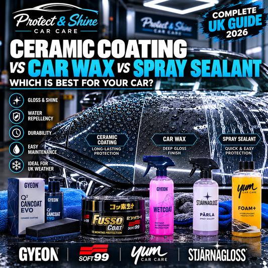 Ceramic Coating vs Car Wax vs Spray Sealant – Which Is Best for Your Car?