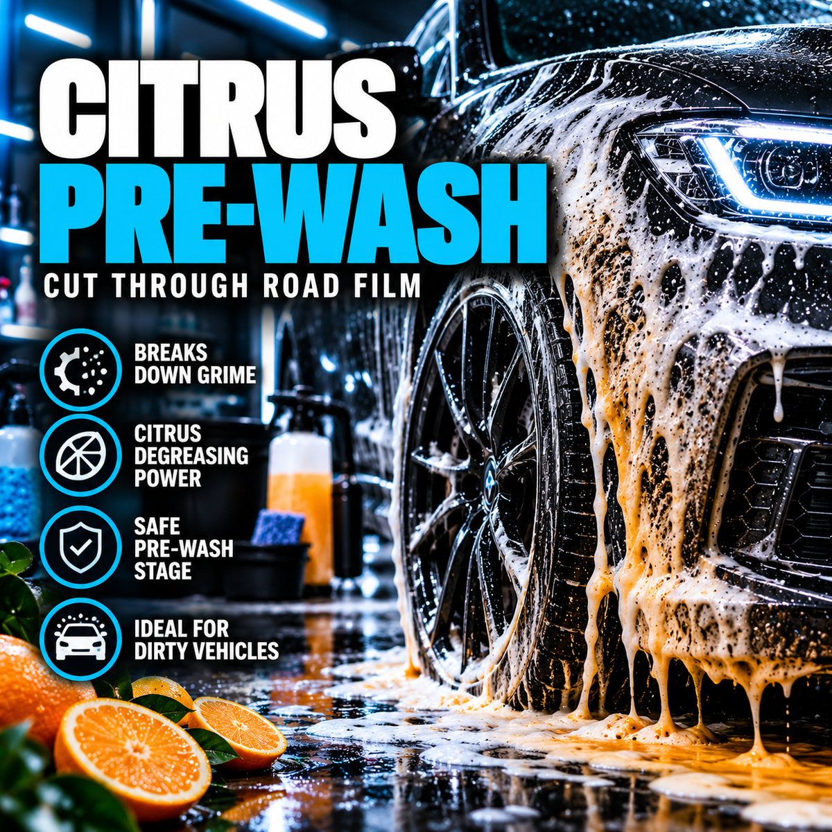 Citrus Pre-Wash Cleaners.