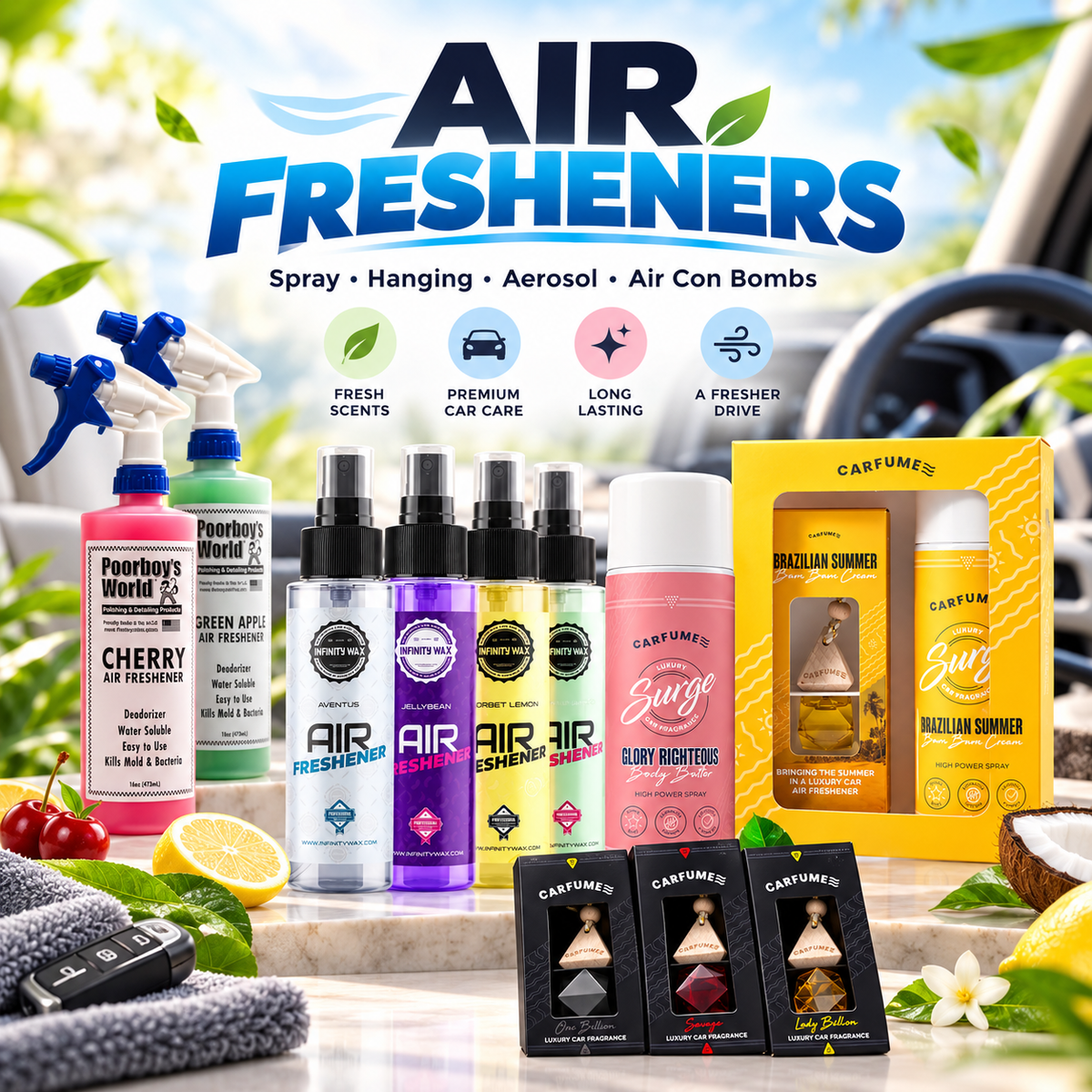 Car Air Fresheners & Odour Eliminators