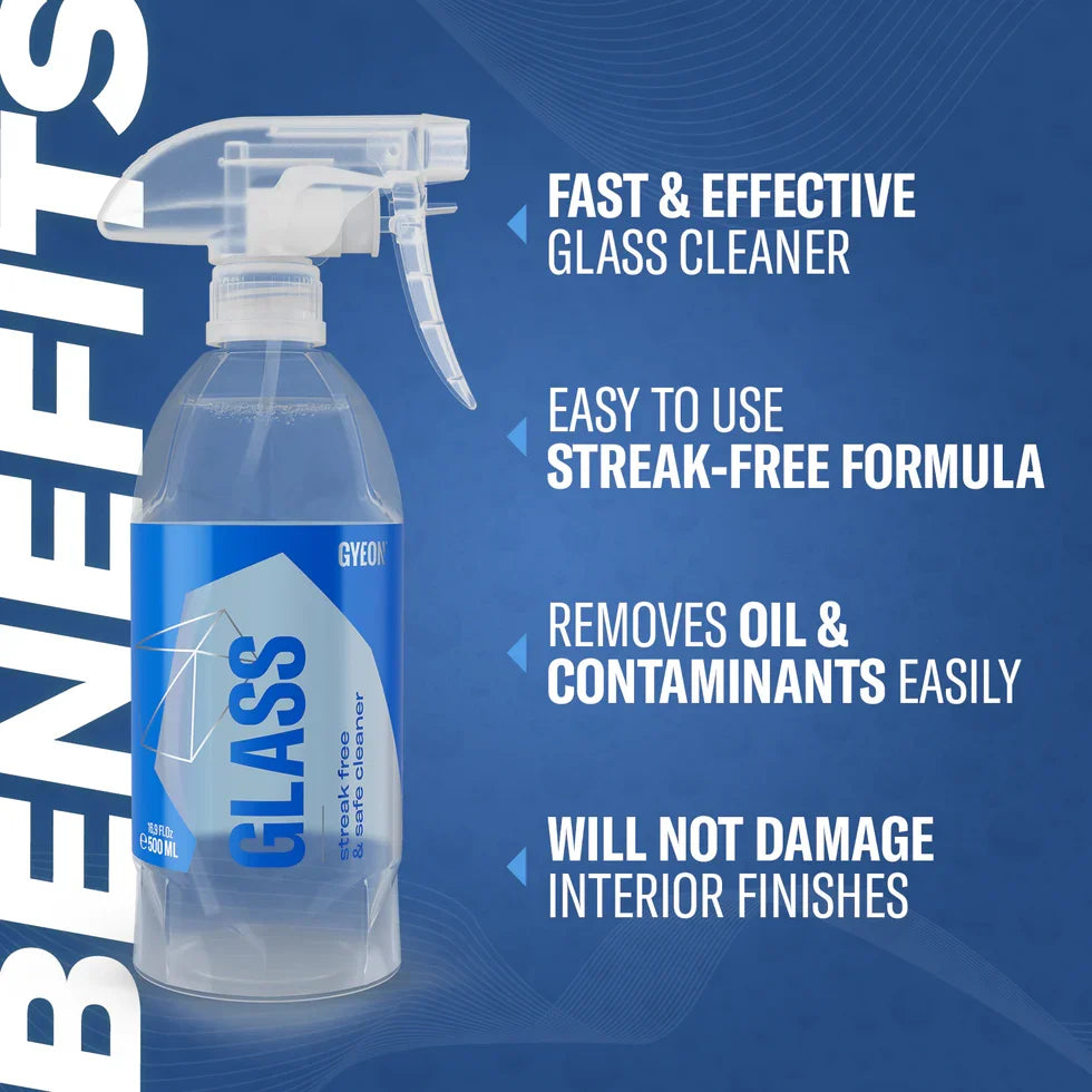 GYEON 3-Step Glass Care Bundle – Prepare, Protect & Maintain
