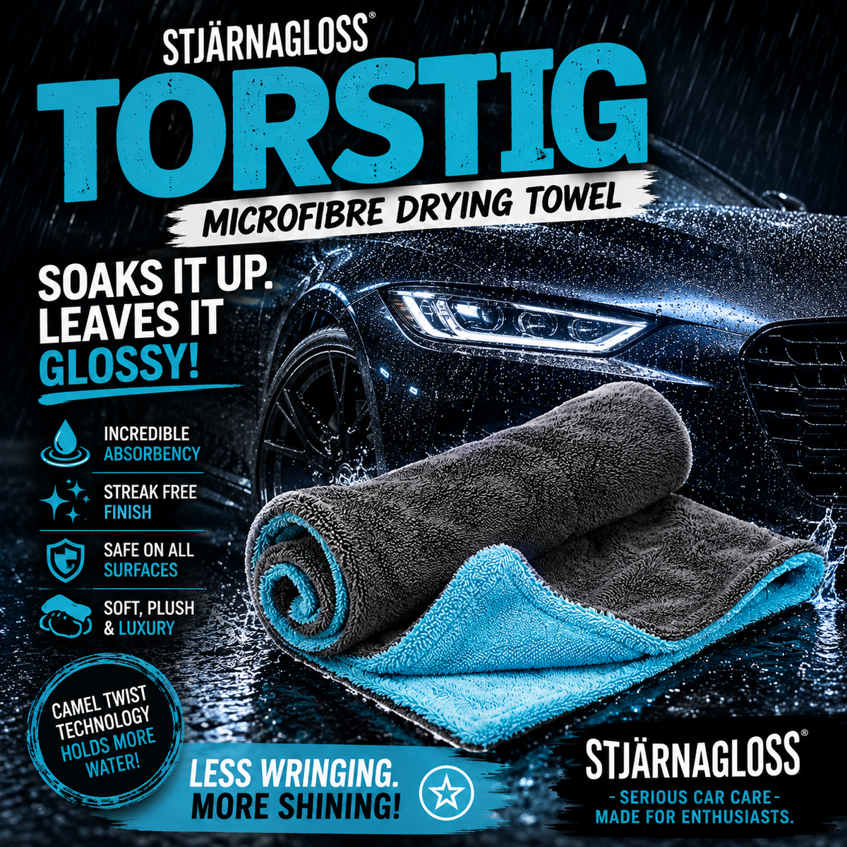 Törstig - Microfibre Drying Towel