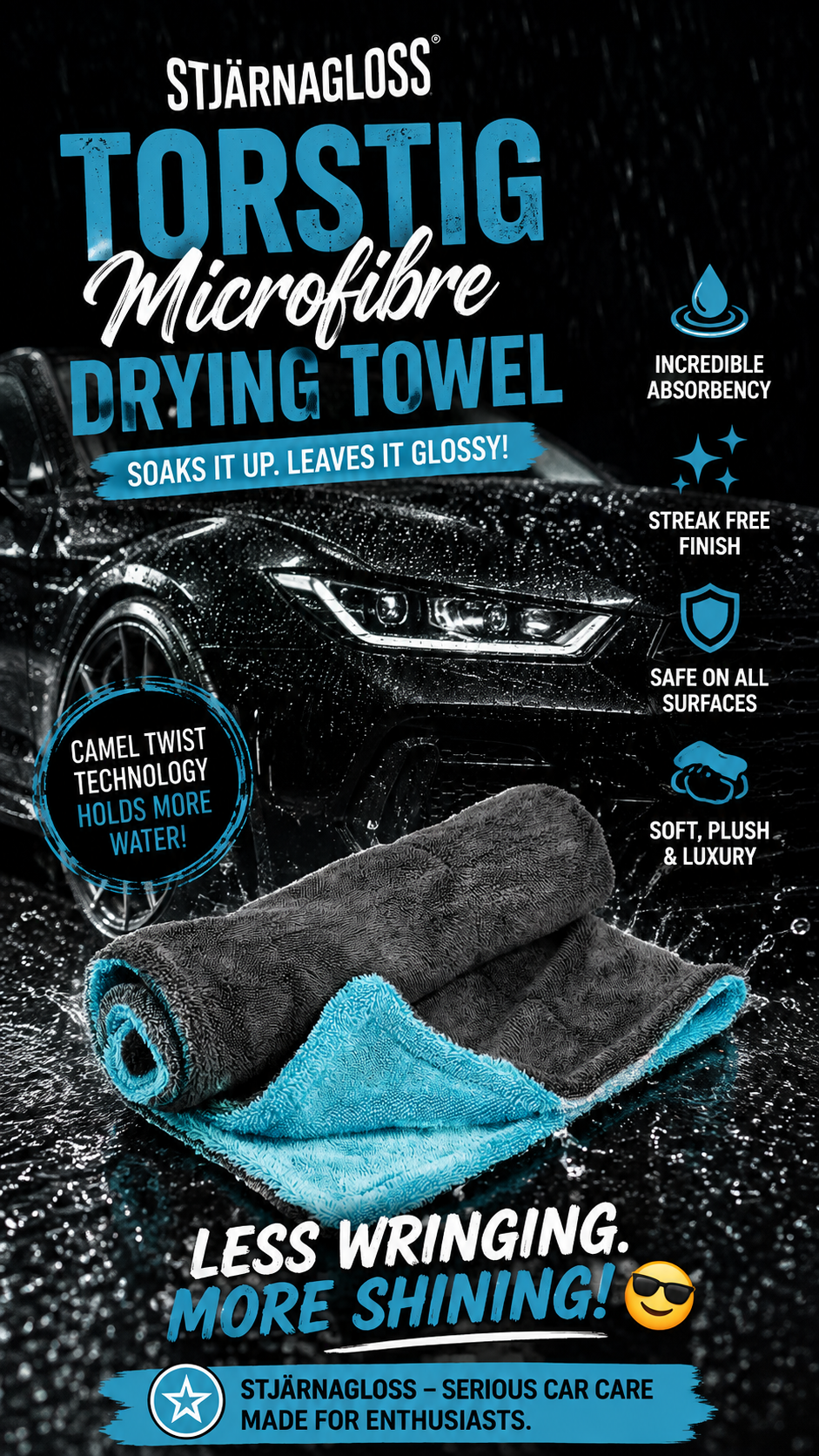 Törstig - Microfibre Drying Towel
