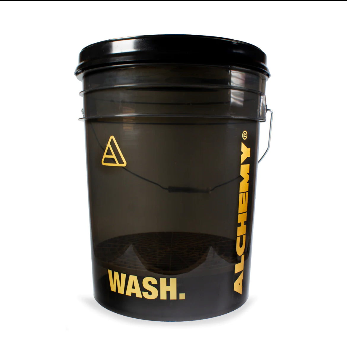 Alchemy - Transparent Black Wash Bucket - Lid - Guard