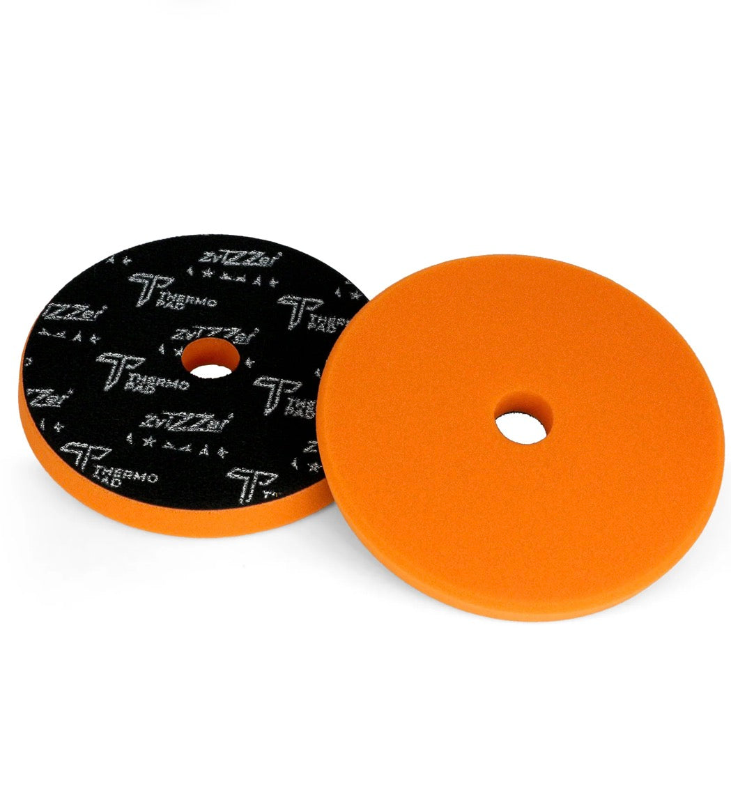 ZviZZer Thermo Trapez Orange 5” Medium Cut Polishing Pads – Twin Pack