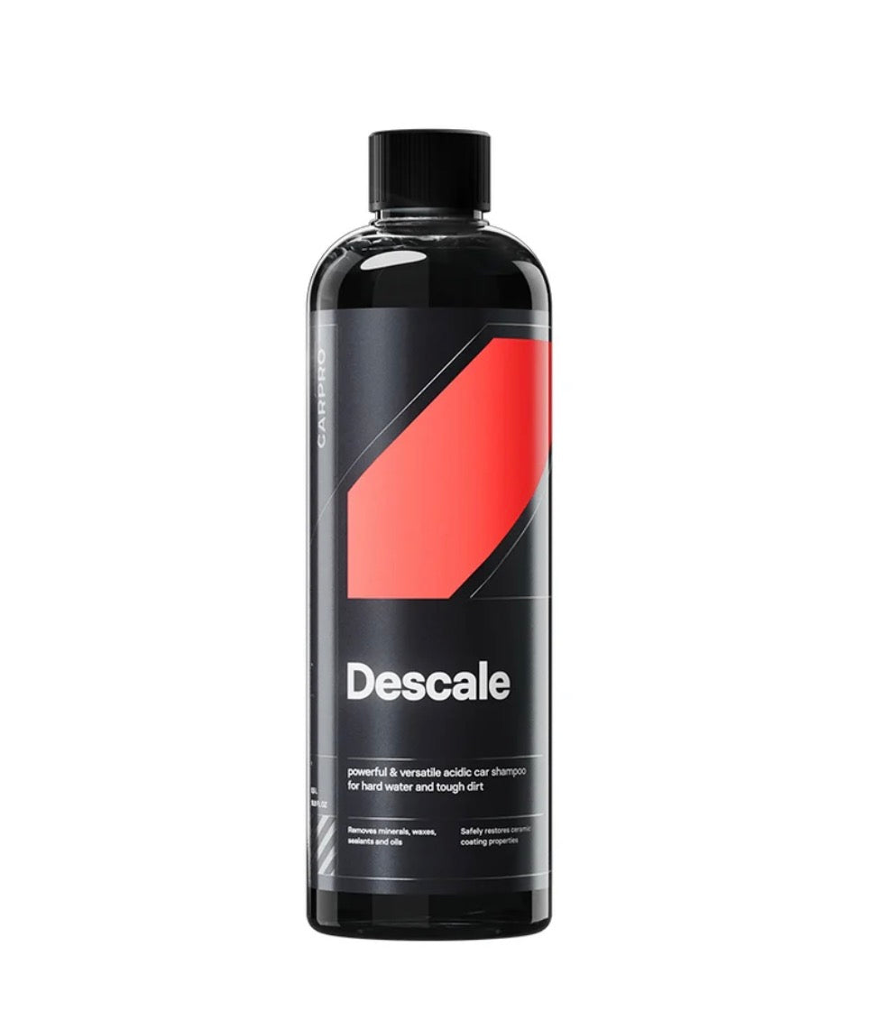 CARPRO Descale Acidic Car Shampoo – 500ml, 1 Litre & 4 Litre | Mineral & Water Spot Removal Shampoo