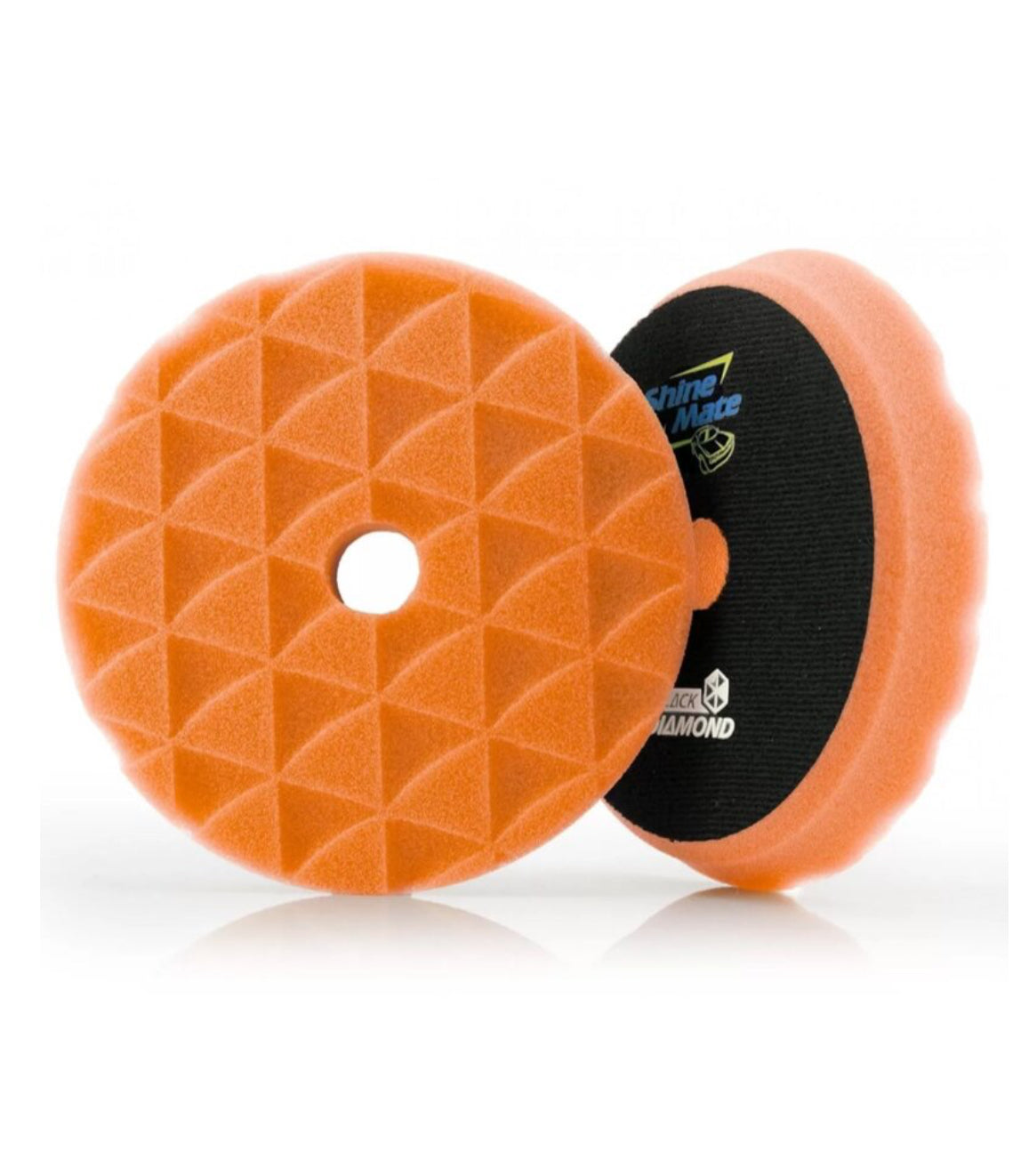 ShineMate - Black Diamond Orange Light Cutting Pad 6"