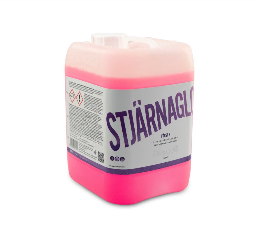 STJÄRNAGLOSS - Först X - Citrus Pre-Wash Concentrate 1 litre & 5 litre