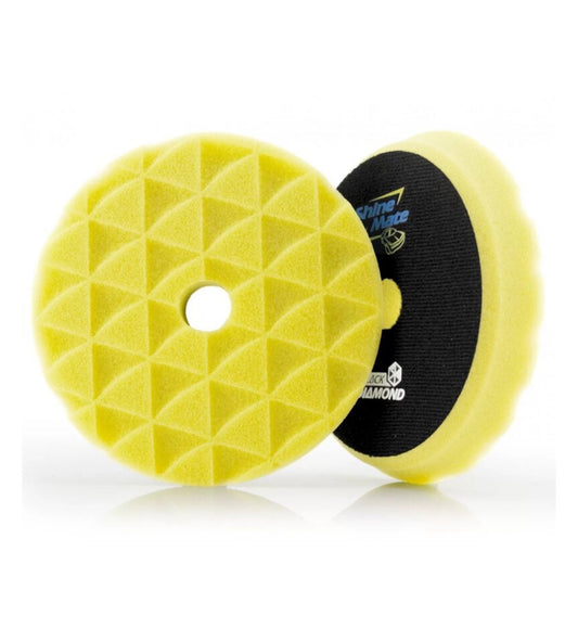 ShineMate - Black Diamond Yellow Cutting Pad 6"