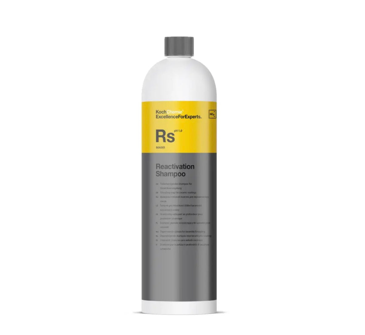 Koch-Chemie Rs Reactivation Shampoo 1L – Acidic Car Shampoo for Ceramic Coatings & Deep Cleaning