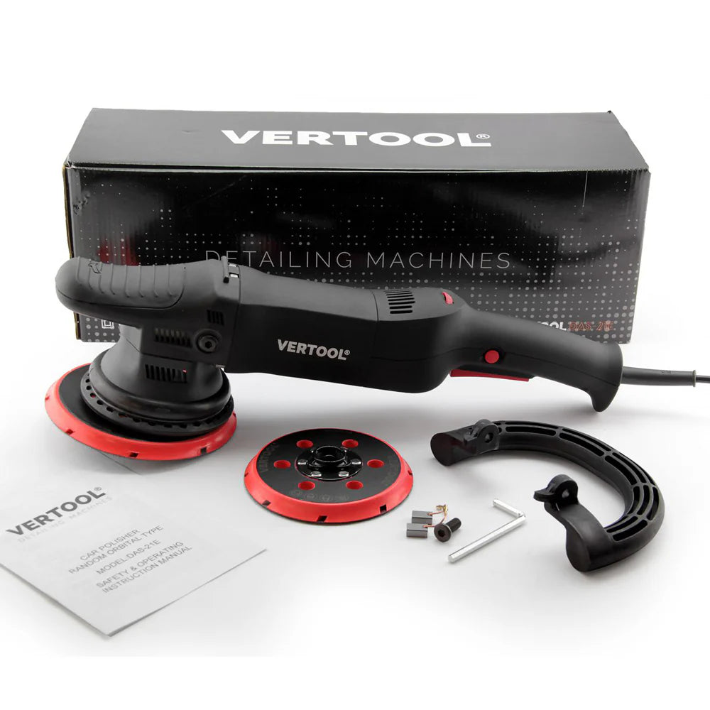 Vertool DAS-21E Dual Action Polisher - Including 2 Autobrite Pads & 1 Compound