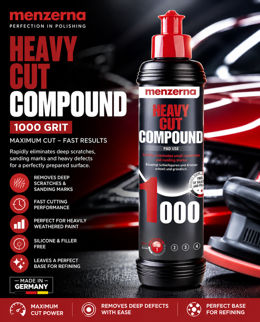 Menzerna 1000 Heavy Cut Compound - 250ml