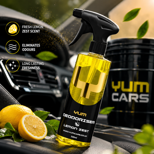 YUMCARS Deodoriser Lemon Zest 500ml – Car Interior Odour Eliminator