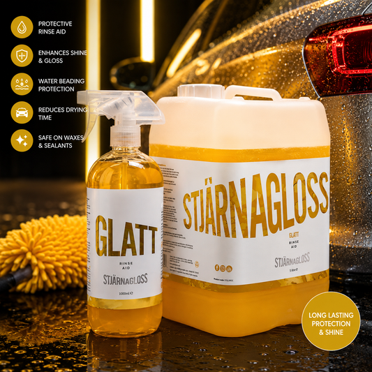 STJÄRNAGLOSS - Glatt - Protective Car Wash Rinse Aid 1 litre & 5 litre
