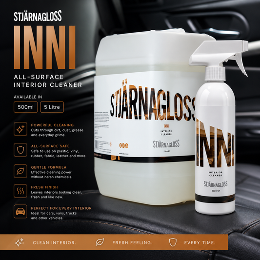STJÄRNAGLOSS - Inni - All-Surface Interior Car Cleaner - 500ml & 5 litre