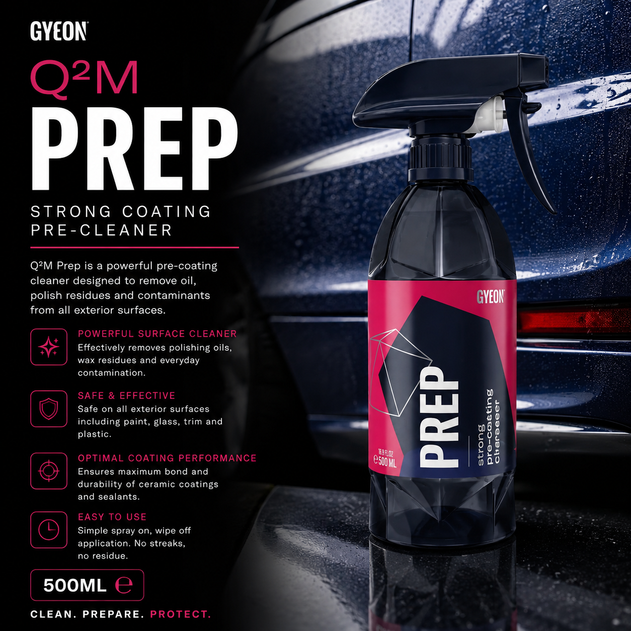 GYEON -  Q2M Prep - 500ml - 1 litre
