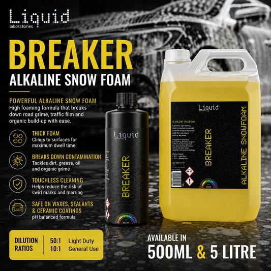 Liquid Laboratories Breaker Alkaline Snow Foam – 500ml & 5 Litre