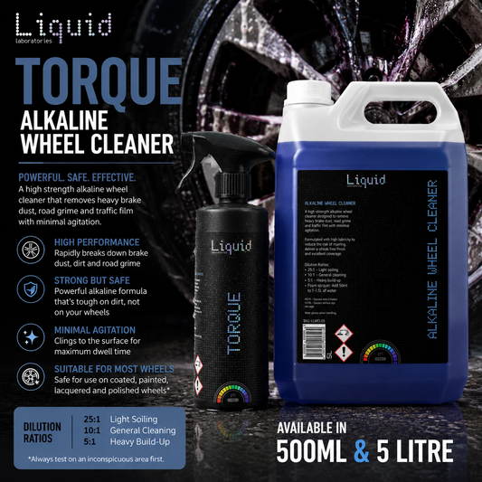 Liquid Labs Torque Alkaline Wheel Cleaner – 500ml & 5 Litre