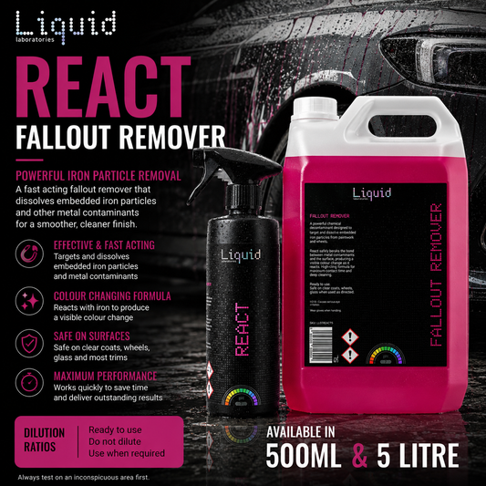 Liquid Labs React Fallout Remover – 500ml & 5 Litre