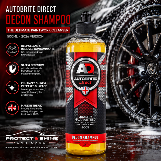 Autobrite Direct Decon Shampoo 500ml – 2026 Formula | Intensive Paintwork Cleansing Car Shampoo