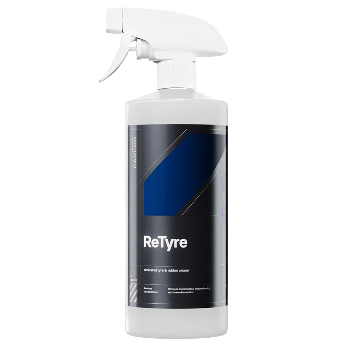 CARPRO ReTyre Tyre & Rubber Cleaner – Deep Cleaning Tyre Cleaner | 500ml, 1L & 4L