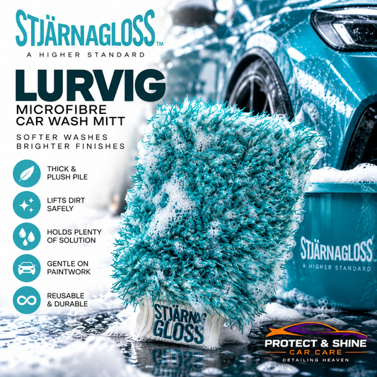 Stjärnagloss Lurvig Microfibre Car Wash Mitt