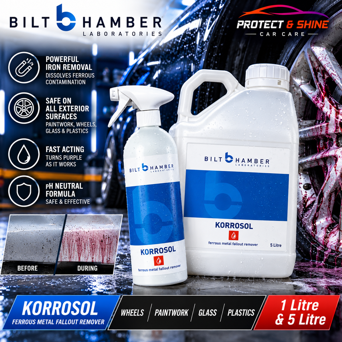 Bilt Hamber Korrosol Iron & Fallout Remover – 1 Litre & 5 Litre