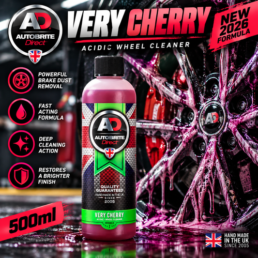 Autobrite Direct Very Cherry Acid Wheel Cleaner 500ml | Powerful Alloy Wheel Cleaner – 2026