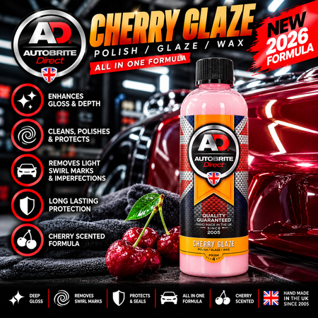 Autobrite Direct Cherry Glaze 500ml – NEW 2026 Formula | Car Polish, Glaze & Wax