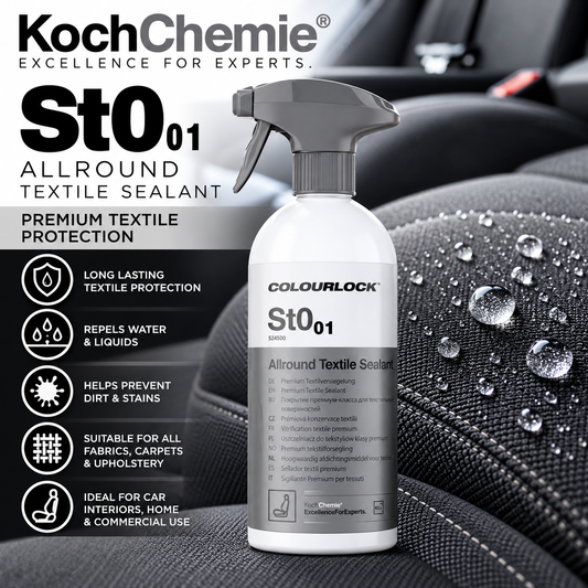 Koch Chemie Allround Textile Sealant St0.01 500ml – Fabric, Upholstery & Carpet Protector Spray