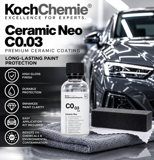 Koch Chemie Ceramic Neo C0.03 30ml – Professional Ceramic Coating | High Gloss Hydrophobic Paint Protection