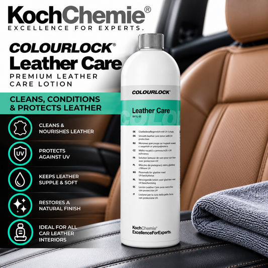 Koch Chemie COLOURLOCK Leather Care 1L – Premium Leather Conditioner, Protector & UV Protection Lotion