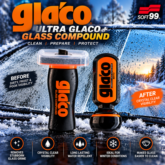 Glaco DX + Glaco Glass Compound Roll On