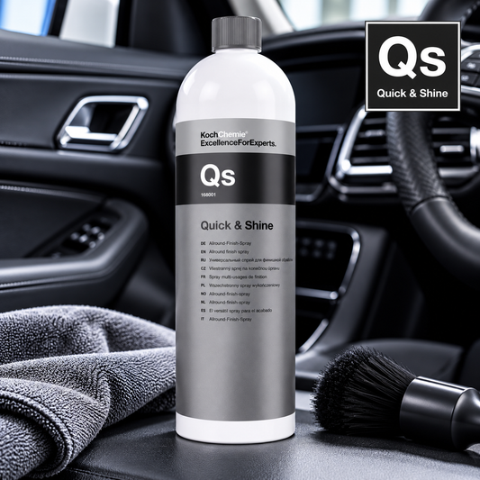 Koch-Chemie Qs Quick & Shine 1L – Quick Detailer, Gloss Enhancer & Spray Sealant