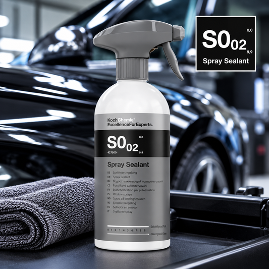Koch-Chemie S0.02 Spray Sealant 500ml – Hydrophobic Car Paint Sealant & High Gloss Protection
