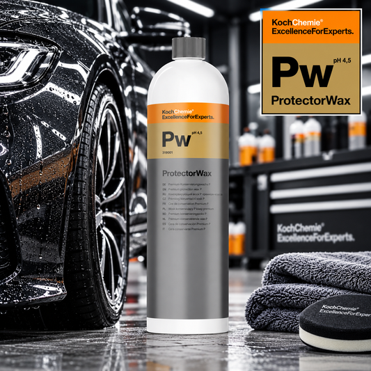 Koch-Chemie Pw ProtectorWax 1L – Hydrophobic Spray-On Car Wax & Paint Protection