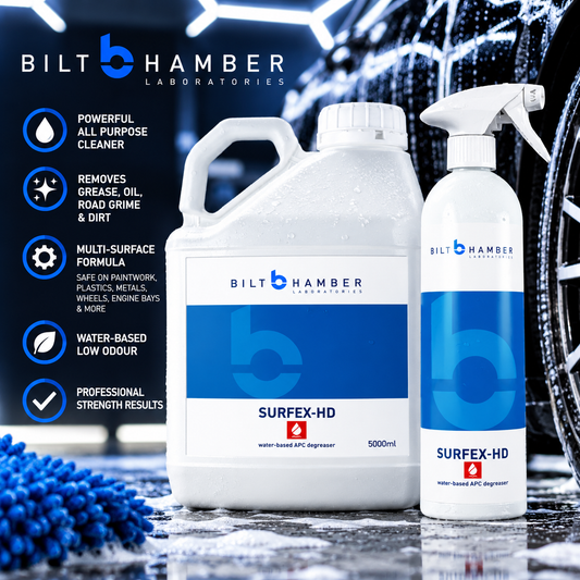Bilt Hamber Surfex-HD All Purpose Cleaner & Degreaser – Car Interior, Exterior & Engine Cleaner – 1L & 5L