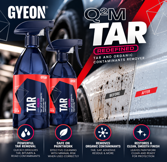 GYEON Q²M Tar REDEFINED – Car Tar, Bitumen & Adhesive Remover – 500ml & 1 Litre
