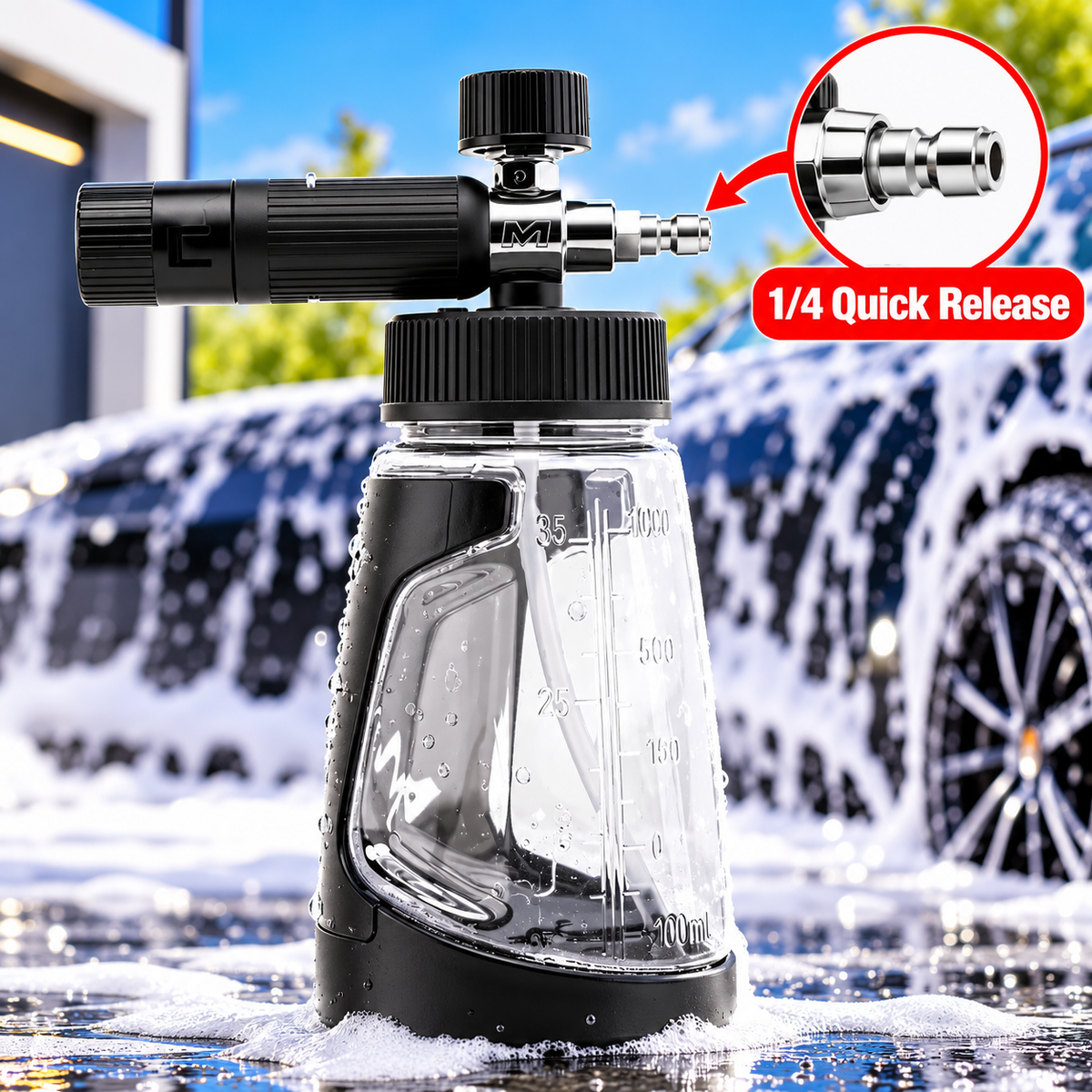 Maxshine Snow Master Foam Cannon V2 – Black | 1L Pressure Washer Snow Foam Lance
