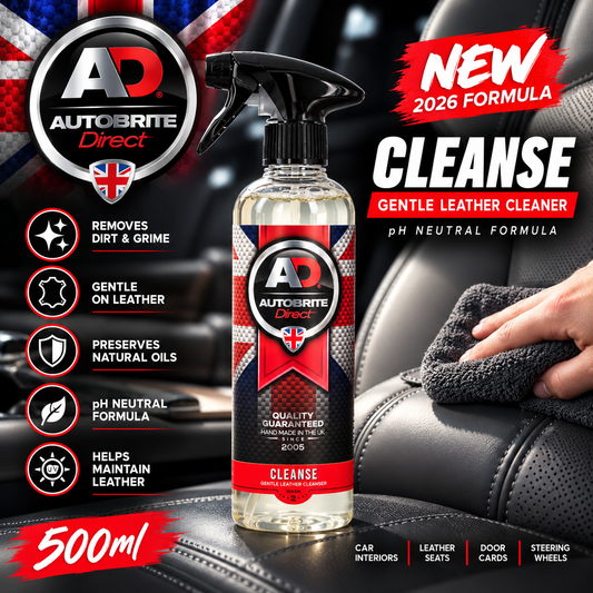 Autobrite Direct Cleanse Gentle Leather Cleaner 500ml – pH Neutral | 2026 Range