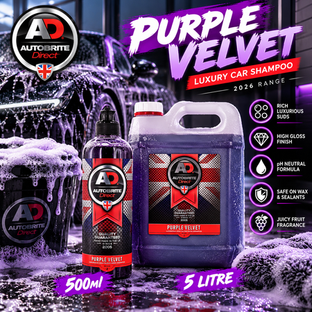 Autobrite Direct Purple Velvet Luxury Car Shampoo – 500ml & 5L | 2026 Range