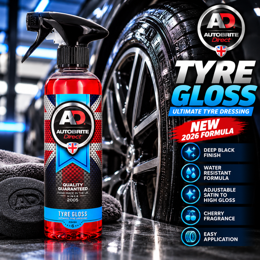 Autobrite Direct Tyre Gloss 500ml – High Gloss Tyre Dressing | 2026 Range