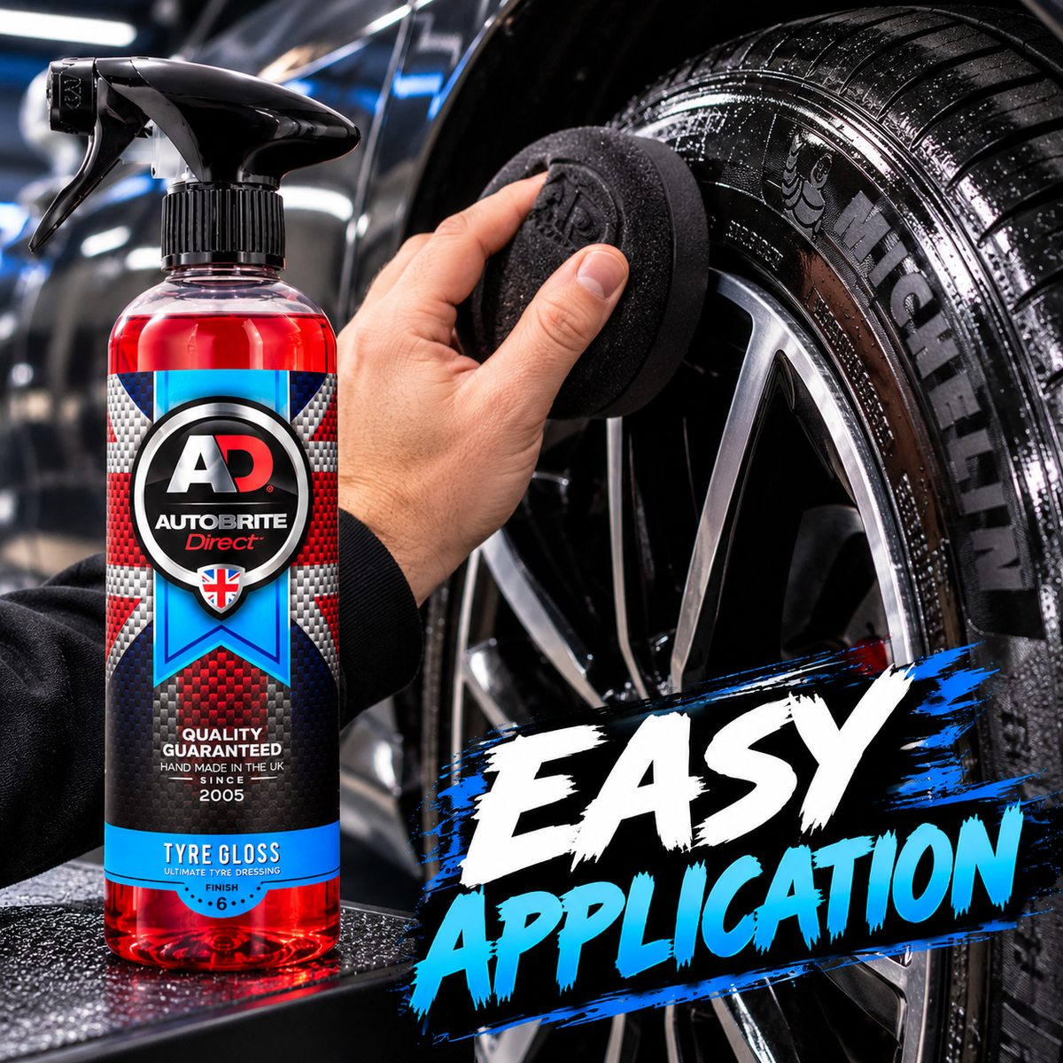 Autobrite Direct Tyre Gloss 500ml – High Gloss Tyre Dressing | 2026 Range