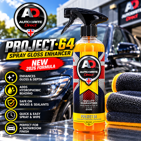 Autobrite Direct Project 64 Gloss Enhancing Spray Protection – 500ml | New 2026 Formula